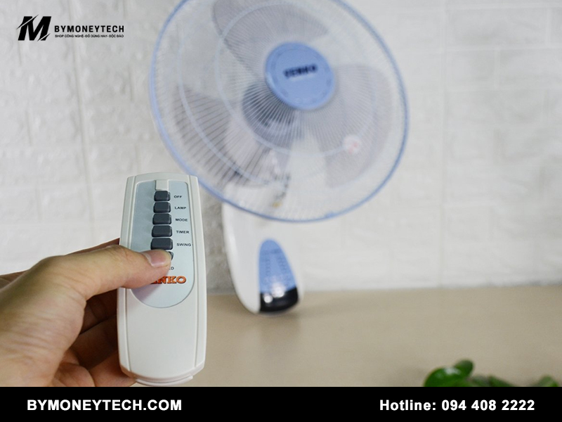 Quạt không nhận điều khiển từ xa