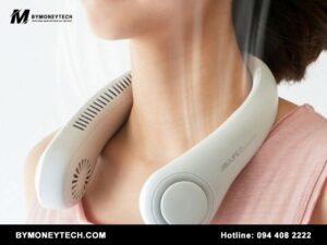 Quạt đeo cổ pin trâu